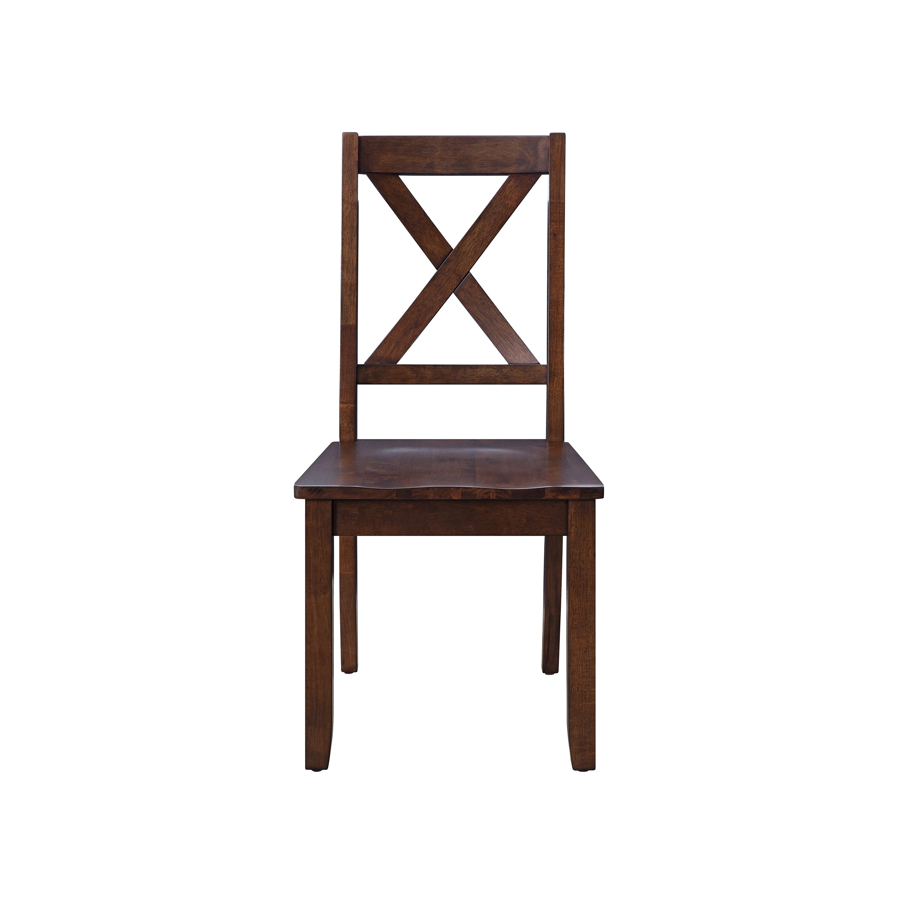 Better Homes & Gardens Maddox Crossing Wood Dining Chairs, Set of 2, Mocha, Indoor