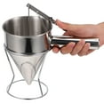 thumbnail image 3 of SHOWERORO Waffle Mix Dispenser Baking Piston Funnel with Stainless Steel for Professional Chefs 1 Set, 3 of 8