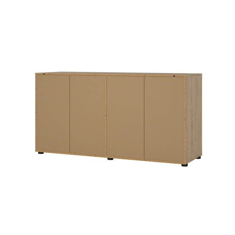 Tvilum Mira 6 Drawer Double Dresser for Adults, Jackson Hickory
