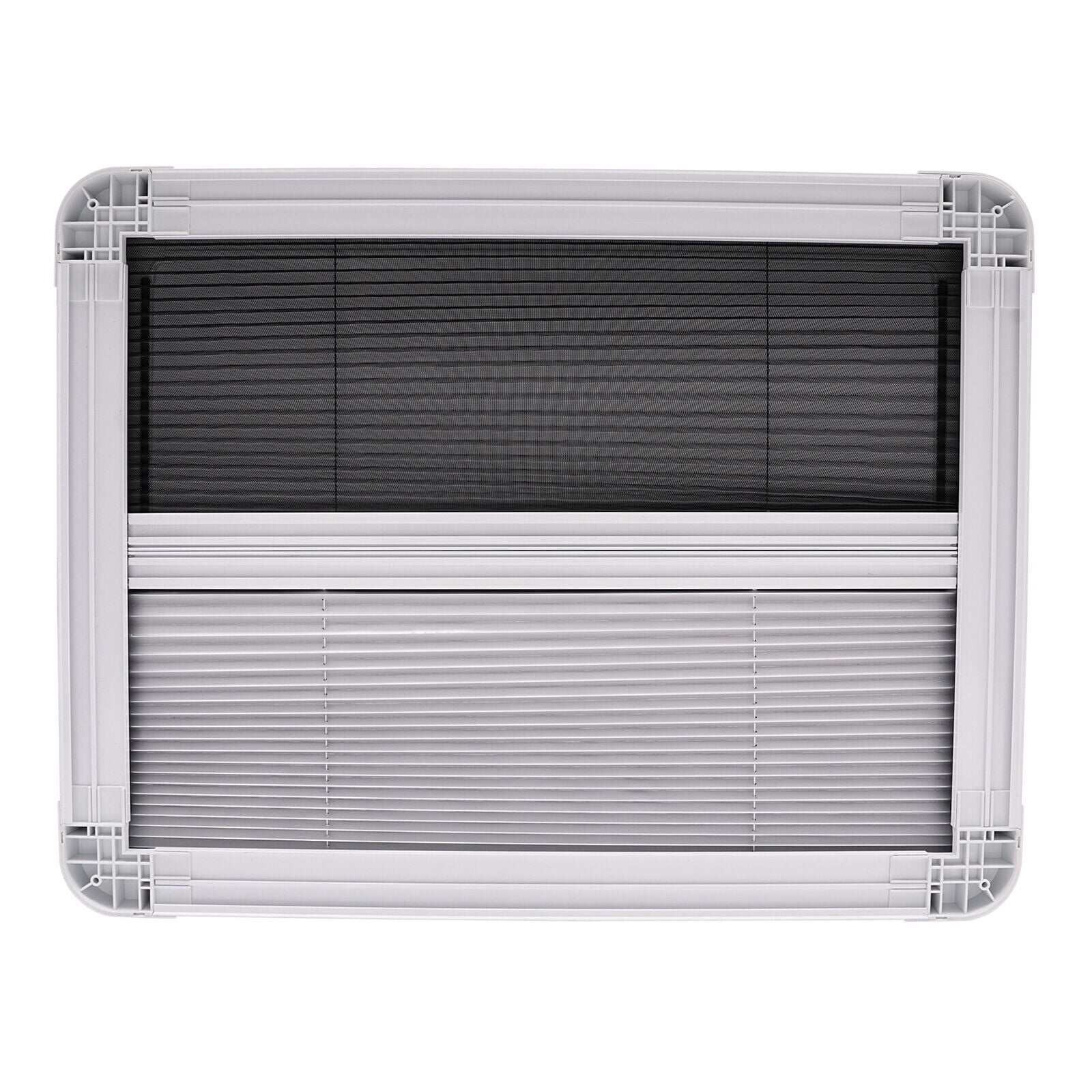 TFCFL RV Caravan Camper Van Push Out Window with Screen Trailers Venting Window Rectangular 65° Opening 60*45cm