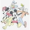thumbnail image 2 of Women's Mickey & Friends Running Group Shot Graphic Tee White Large, 2 of 4