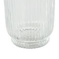 thumbnail image 6 of DecMode 8" Ribbed Glass Vase, 6 of 13