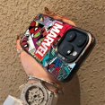 thumbnail image 3 of Marvel Luxury Smart Protective Case, Suitable For IPhone 15/14 Pro Max, Spider Pattern Phone Case, Full Body Protection, Shockproof And Drop-proof, Ultra-thin, Easter-Birthday-Valentine's Day Gift, 3 of 5