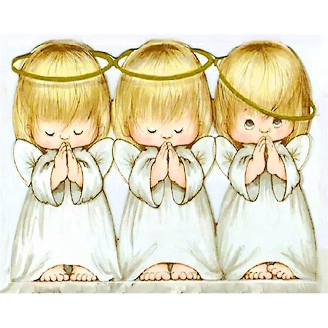30 X 40 Cm, Ange Blanc En Prire Diamond Painting Broderie Diamant Peinture Canevas 5d Tableau Enfant Adulte Strass Lot Puzzle Dessin Decoración M