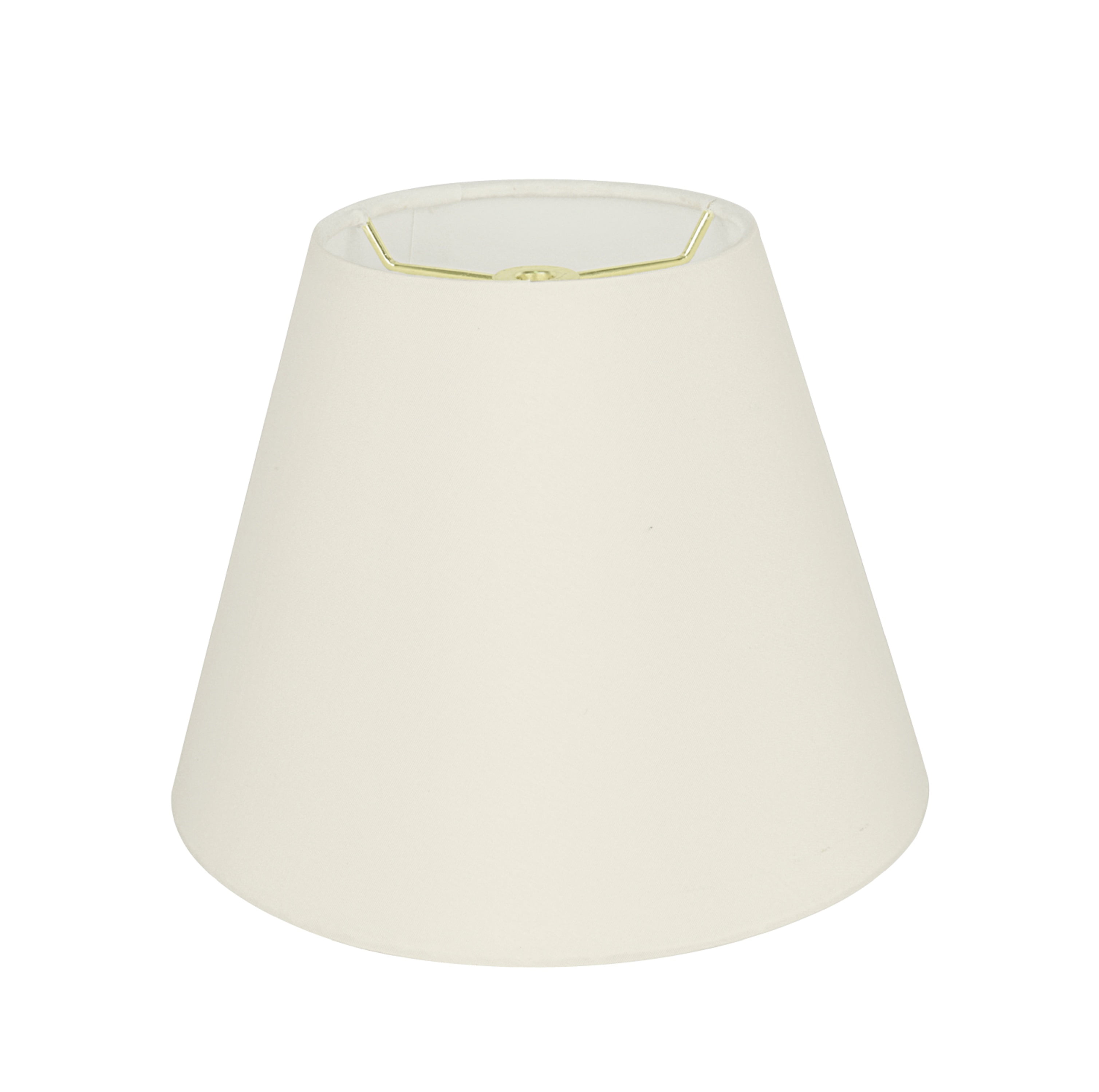 Aspen Creative 32427 Transitional Hardback Empire Shaped Spider Construction Lamp Shade in Ivory, 9" wide (5" x 9" x 7")