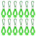 thumbnail image 1 of Clips para Guantes para Portaguantes de Trabajo Clip para CinturóN de Guantes con Mosquetones de Metal para Trabajadores de la ConstruccióN (Verde), 1 of 8