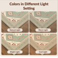 thumbnail image 7 of Design&I 3'x5' Ultra Soft Throw Mat, Distressed Kilim Potbelly Burning Vintage Boho Farmhouse Playful None Fluffy Washable Easy Care Indoor rug for Bedside Hallway, 7 of 7