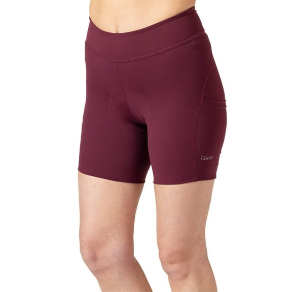 Terry Bike Shorts Women Padded Wayfarer 7 Inch Inseam Compression Shorts for Women Cycling UPF 50 Touring Bike Shorts