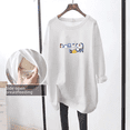 thumbnail image 2 of Top de manga larga de otoño para mamás que amamantan, ropa de lactancia de estilo informal, ropa para exteriores, ropa de maternidad, camisa de lactancia, 2 of 5