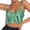 A-Green349, variant on Women's Sparkling Rhinestone Camisole Sweetheart Neck Cropped Top Eye-Catching Glam Party Shirt