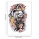 thumbnail image 4 of Tatuaje Temporal 6 uds tatuaje temporal Animal tatuaje pegatinas manualidades cuerpo arte completo falso Tatoo (F) Likrtyny Libre de BPA, 4 of 4