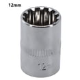 thumbnail image 3 of 12 Point Mirror Short Socket Head 1/4 Drive Torx Bit Ratchet Wrench Adapter, 3 of 9
