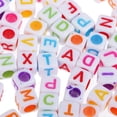 thumbnail image 6 of BLESIYA 3x100 Pieces Cubed English Alphabet Beads for Children Educational Toy Beads 3 Pcs, 6 of 8