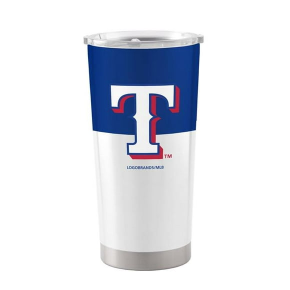 Logo Chair 529-S20T-11 20 oz MLB Texas Rangers Colorblock Stainless Tumbler