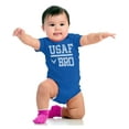 thumbnail image 4 of US Air Force USAF Bro Brother Bodysuit Jumper Boys Infant Baby Brisco Brands NB, 4 of 7