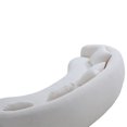 thumbnail image 5 of Miekor Furniture 102" 5-Seater Boucle Sofa Modern Sectional Half Moon Leisure Couch Curved Sofa Teddy Fleece Velet WHITE 38698, 5 of 9