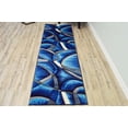 thumbnail image 4 of Planet Rugs Premium 3D Thick Abstract Indoor Area Rug 2305 Ocean Blue, 4 of 11