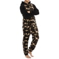 thumbnail image 1 of Pijama de camuflaje de terciopelo de doble cara con capucha informal para hombre, traje unido con cremallera Pompotops oipoqjl29305, 1 of 9