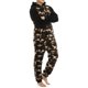 thumbnail image 1 of Pijama de camuflaje de terciopelo de doble cara con capucha informal para hombre, traje unido con cremallera Pompotops oipoqjl29305, 1 of 9