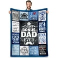 thumbnail image 1 of LHSHID Fathers Day Blanket Gifts for Dad Dad Birthday Gifts Dad Gifts from Daughter Son Gifts for Dad Who Wants Nothing Best Dad Ever Gifts Gifts for Dad Christmas Ideas Throw Blanket 60x80in, 1 of 6