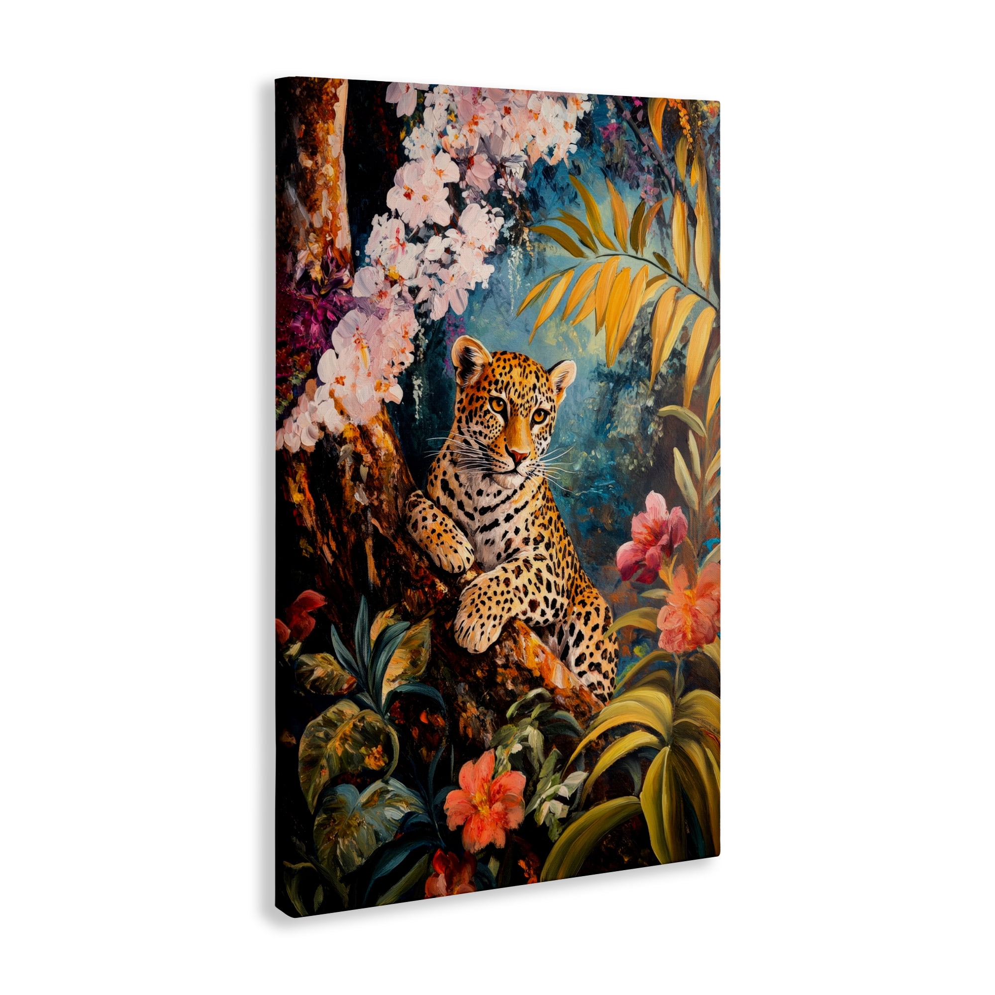 Stupell Industries On The Wild Side Botanicals Canvas Wall Art, design by Petal Prints Design