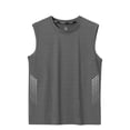 thumbnail image 4 of Mens Big and Tall Tank Tops Sleeveless Tee Shirts Workout Shirts for Men Summer Beach Vacation Muscle Shirt Base Layer Shirt Loose Fit Fitness Clothing, 4 of 4