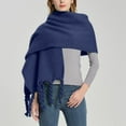 thumbnail image 2 of CHEGUTA Scarf for Women Winter Scarf,Women's Fall Winter Classic Tassel Plaid Warm Soft Chunky Large Blanket Wrap Shawls, 2 of 4