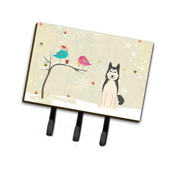 Christmas Presents Between Friends West Siberian Laika Spitz Leash or Key Holder