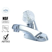 WMF-4316Z-CP - Non-metallic(Plastic) Single Handle Lavatory Bathroom sink Faucet with Washerless Cartridge