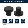 thumbnail image 2 of Uxcell 16 Pieces Black Rubber Stopper, 9mm Plug Holes for 8.5-8.8mm/0.33-0.12" Hole, 2 of 6