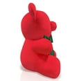 thumbnail image 4 of (2 pack) Plush Red 16 inch Gummy Bear with Green Bow, By Holiday Time, 4 of 5