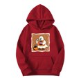 thumbnail image 1 of Sudadera con capucha de manga larga para mujer, informal, con capucha, para exteriores y chaquetas, ropa deportiva de moda para mujer, con capucha y ropa de invierno, sudadera con capucha de manga lar, 1 of 6