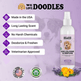 thumbnail image 6 of Clean Dog Cologne & Perfume, Deodorizing, Made In USA, For Smelly Dogs, Odor Eliminator Spray For Puppies, Lavender [We Love Doodles], 6 of 6