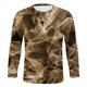 thumbnail image 5 of Tops de hombre Camiseta estampada vintage Blusa informal de manga larga popular personalizada Pompotops oipoqjl1663, 5 of 5