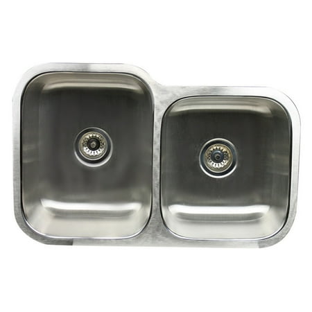 Nantucket Sinks Ns6040 18 Double Basin 60 40 Undermount Kitchen