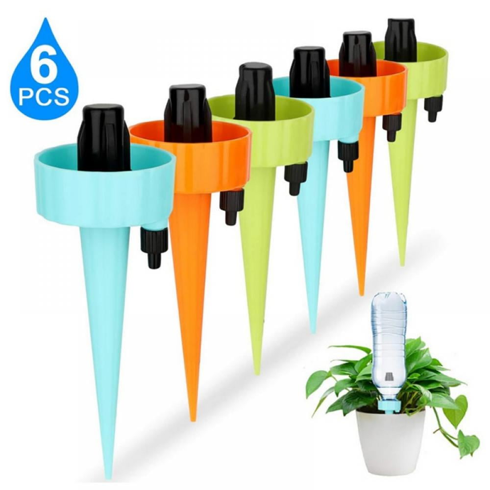 6 Pack Potted Plant Automatic Watering Device Vacation Plant Watering