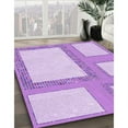 thumbnail image 2 of Ahgly Company Indoor Rectangle Patterned Tyrian Purple Area Rugs, 6' x 9', 2 of 6