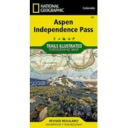 National Geographic Trails Illustrated M Aspen, Independence Pass Map, Book 127, (Paperback)