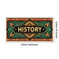 thumbnail image 3 of LUUFILx Black History Month Celebration Banner Vibrant Colors Backdrop African Patterns Cultural Event Background Educational Gathering Banners Decor, 3 of 9