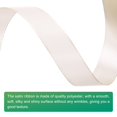 thumbnail image 3 of Uxcell Satin Ribbon, Single Face Polyester Satin Ribbon for Gift Wrapping, Crafts Beige 5/8 inch, 3 of 3
