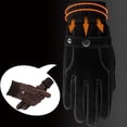 thumbnail image 4 of Guantes de nieve perfecl resistentes al viento de esquí Antideslizantes de cuero B 20D marrón, 4 of 7