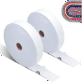thumbnail image 1 of Quilting JellyRoll Fabric, 2 1/2 Inch Cotton Blend Wool Batting Rolls for Rugs, Wallets (2 Rolls)(2 1/2 Inch X 70 Yards), 1 of 6