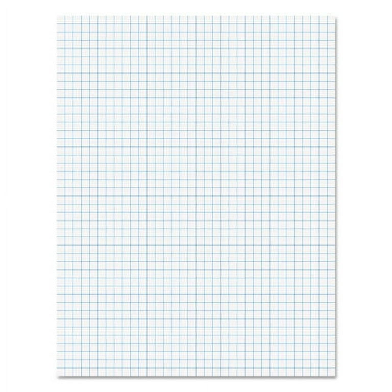Quadrille Pads, Quadrille Rule (4 sq/in), 50 White (Standard 15 lb Bond) 8.5 x 11 Sheets Quadrille Pads, Quadrille Rule (4 sq/in), 50 White (Standard 15 lb Bond) 8.5 x 11 Sheets