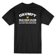 thumbnail image 1 of Grumpy Old Dad Club Founding Member Only Happy When Men's Black T-shirt, 1 of 1