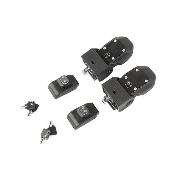 Black-Car Engine Hood Latch with Key Lock, Hood Latch, Exterior Locks, Hood Accessories, Jeep Wrangler JK 2007-2017, 6pcs