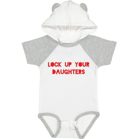

Inktastic Lock Up Your Daughters Gift Baby Boy or Baby Girl Bodysuit