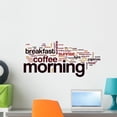 thumbnail image 1 of Morning Word Cloud Concept Wall Decal Wallmonkeys Peel and Stick Business Graphics (24 in W x 16 in H) WM503000, 1 of 4