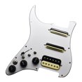 thumbnail image 2 of Guitar Loaded Pickguard, Guitar Pickguard, Pickup Left Practical Electronic Components, Replacement Guitar Pickup for Electric Guitars Fitment white, 2 of 8