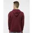 thumbnail image 3 of J. America - Sport Lace Hooded Sweatshirt - 8830 - Maroon - Size: 3XL, 3 of 5