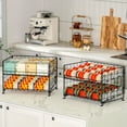 thumbnail image 3 of 2-Pack Stackable Can Rack Organizer, Can Storage for Kitchen Pantry Cabinet, Can Holders for Food, Multifunctional Can Dispenser for Snacks Soda Shelf Baskets, 3 of 7